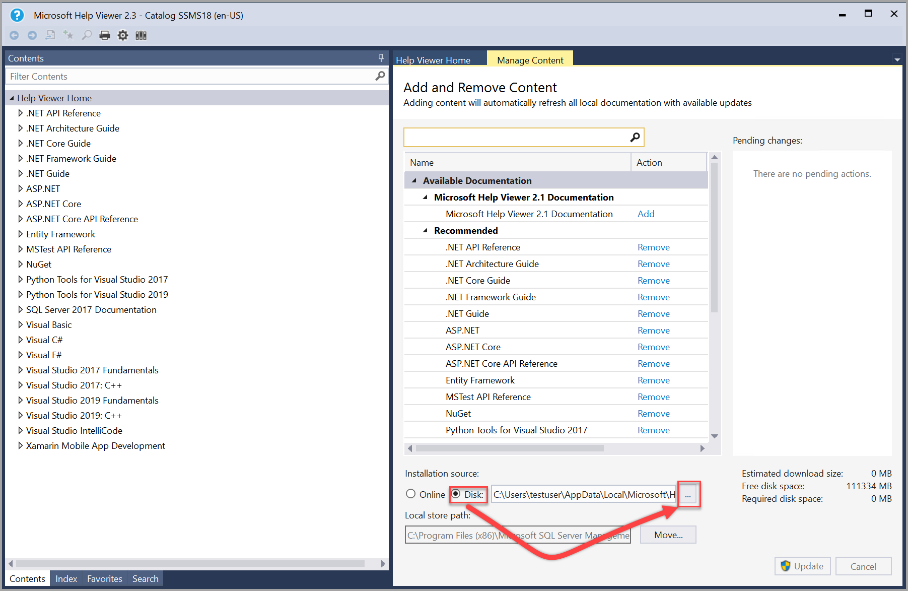 Install SQL Server documentation to view offline - SQL Server | Microsoft  Learn