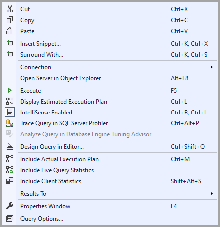 SSMS Query Editor - SQL Server Management Studio (SSMS) | Microsoft Learn