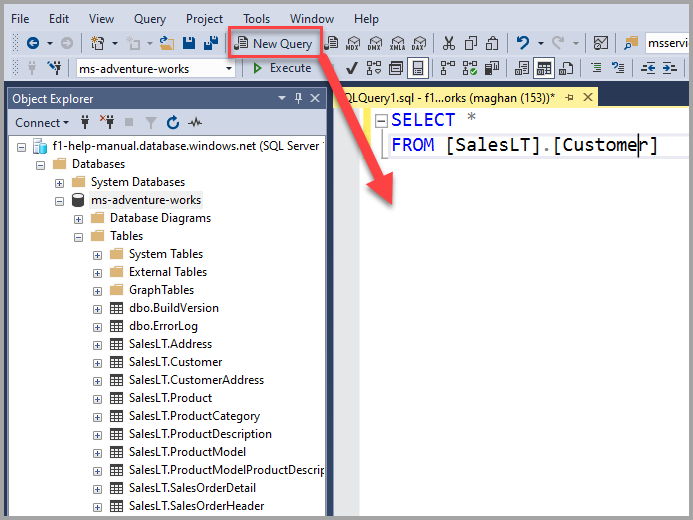 new query sql