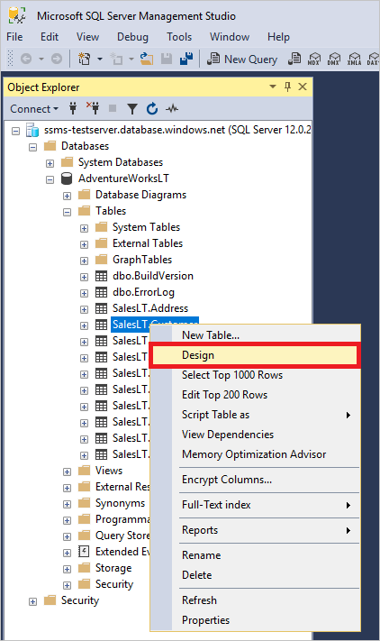 Create and Update Tables - Visual Database Tools | Microsoft Learn