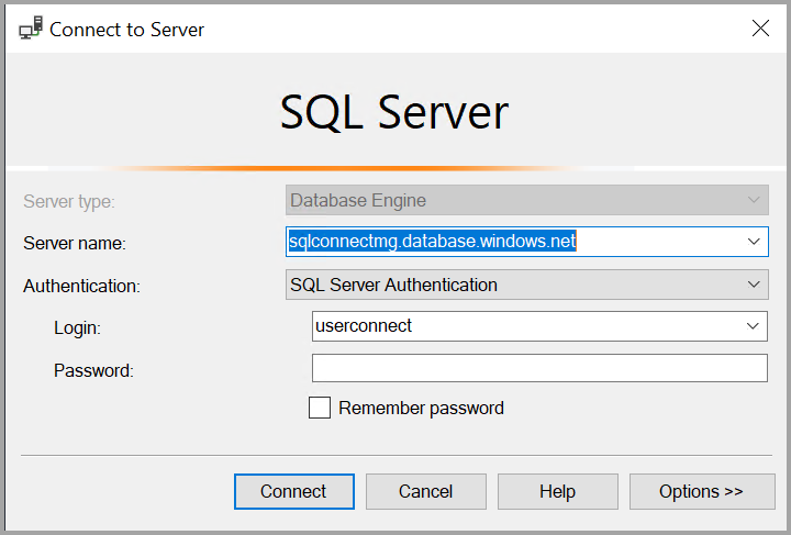 Connect and query an Azure SQL Database or an Azure Managed Instance using  SQL Server Management Studio (SSMS) - SQL Server Management Studio (SSMS) |  Microsoft Learn