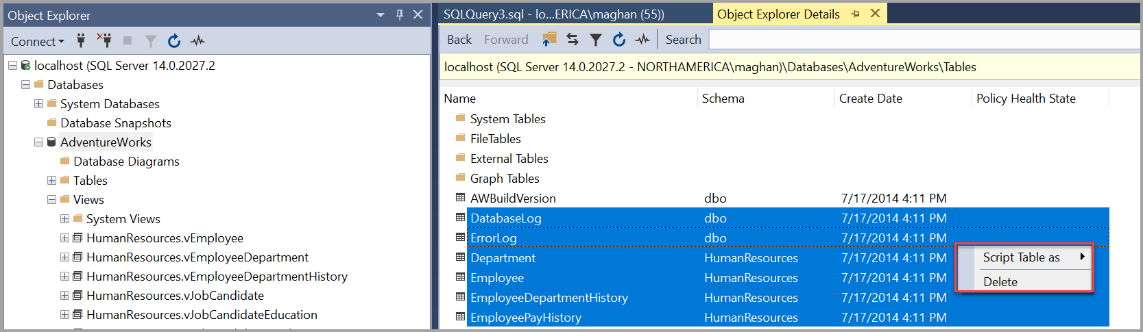 Generate Scripts - SQL Server Management Studio (SSMS) | Microsoft Learn