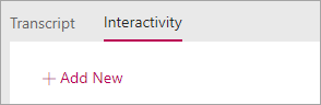 Stream (Classic) video Interactivity tab ready to add a new form.
