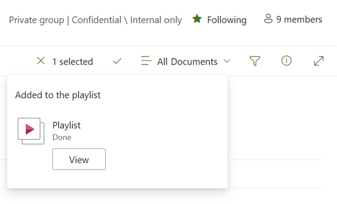 Get notified when a video is added to a playlist.