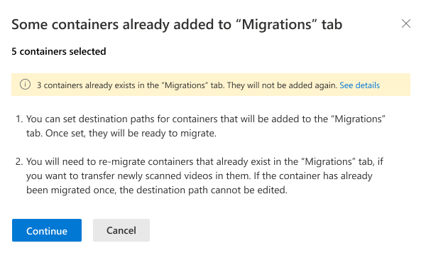 Duplicate container