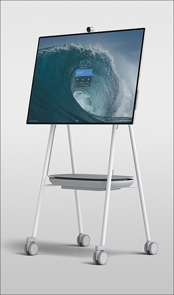 Surface Hub 2S 50" on Roam Mobile Stand.