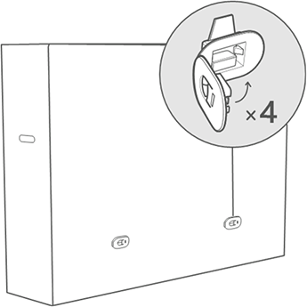 Kit complet pour isoler deux portes de véhicule - Kit Isolation Portes ESX  QDK2