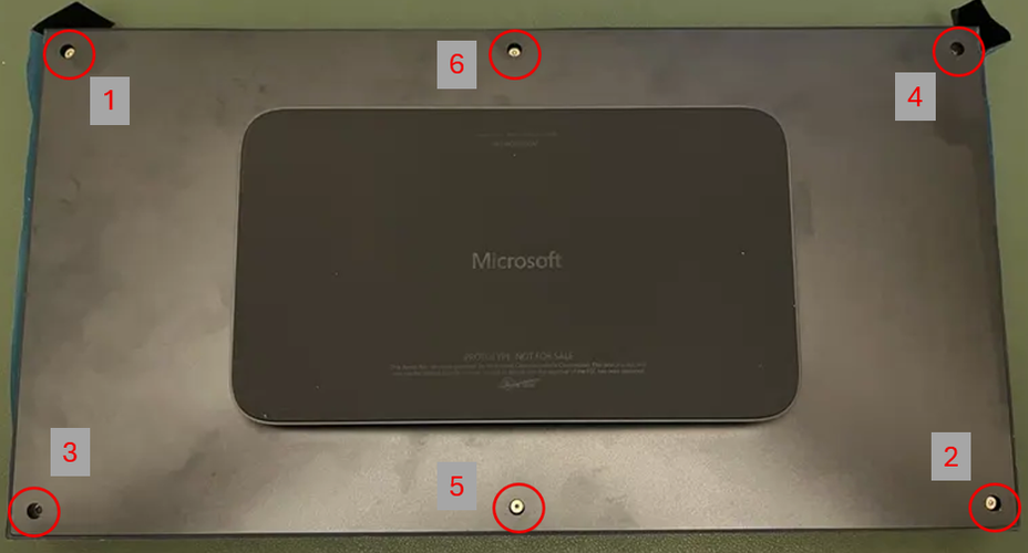 Screenshot that shows Install the Screws.