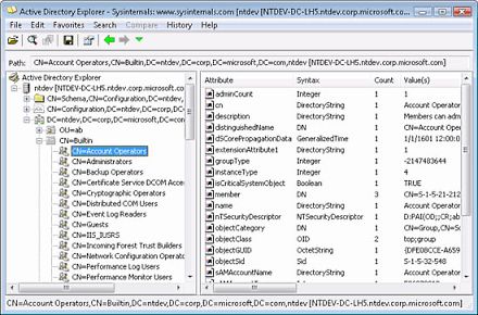 active directory explorer sysinternals