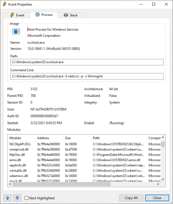 system internals process monitor