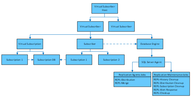 Virtual Subscriber level structure diagram.