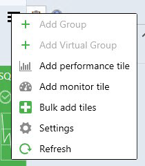 Screenshot showing Adding tiles in bulk.