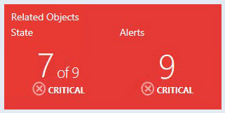 Screenshot showing related objects.