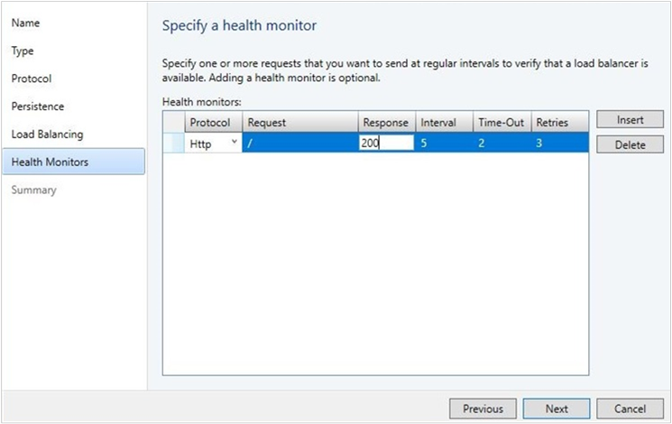 Screenshot of Health Monitor.
