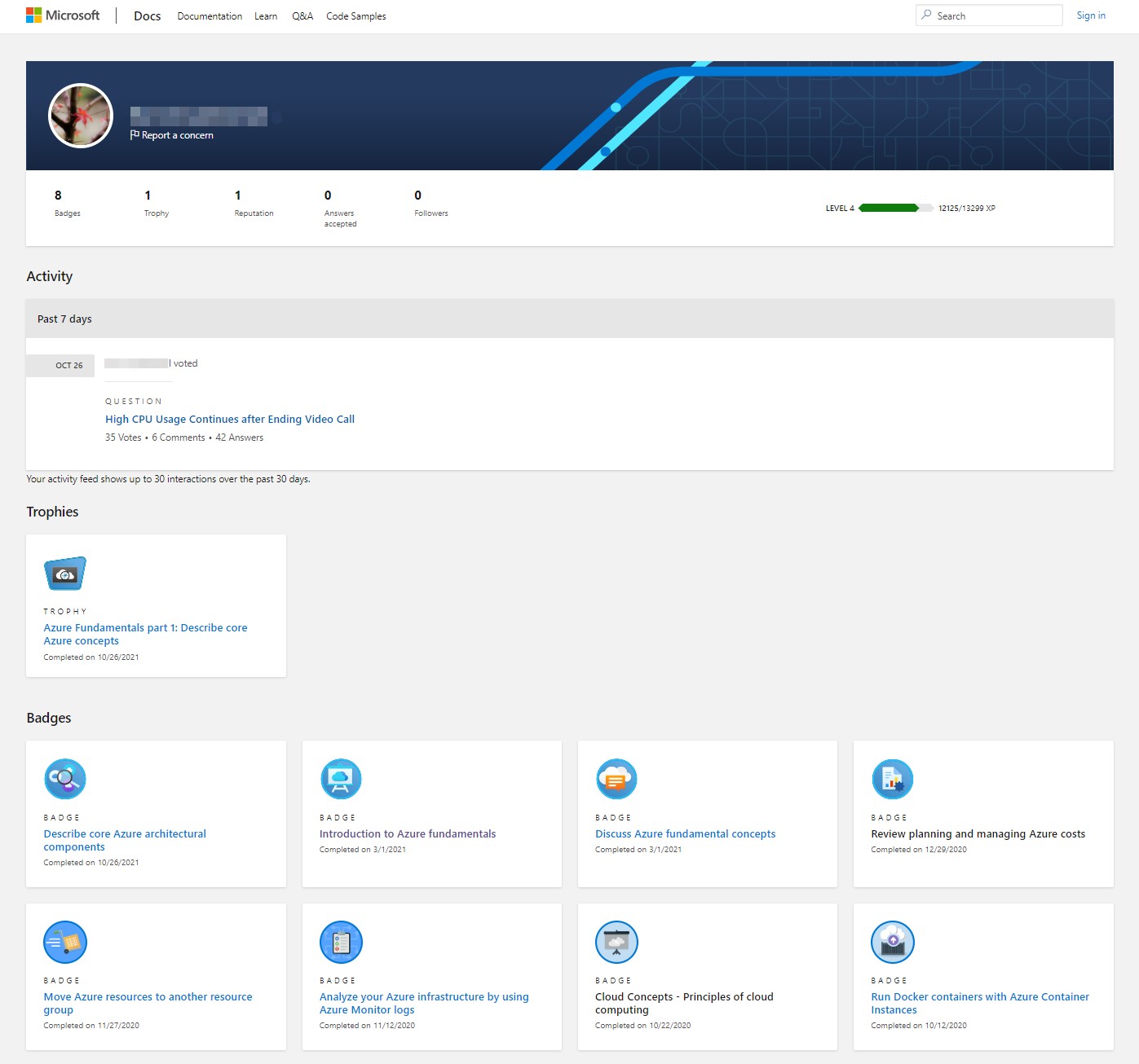 Announcing redesigned private docs profile microsoft learn