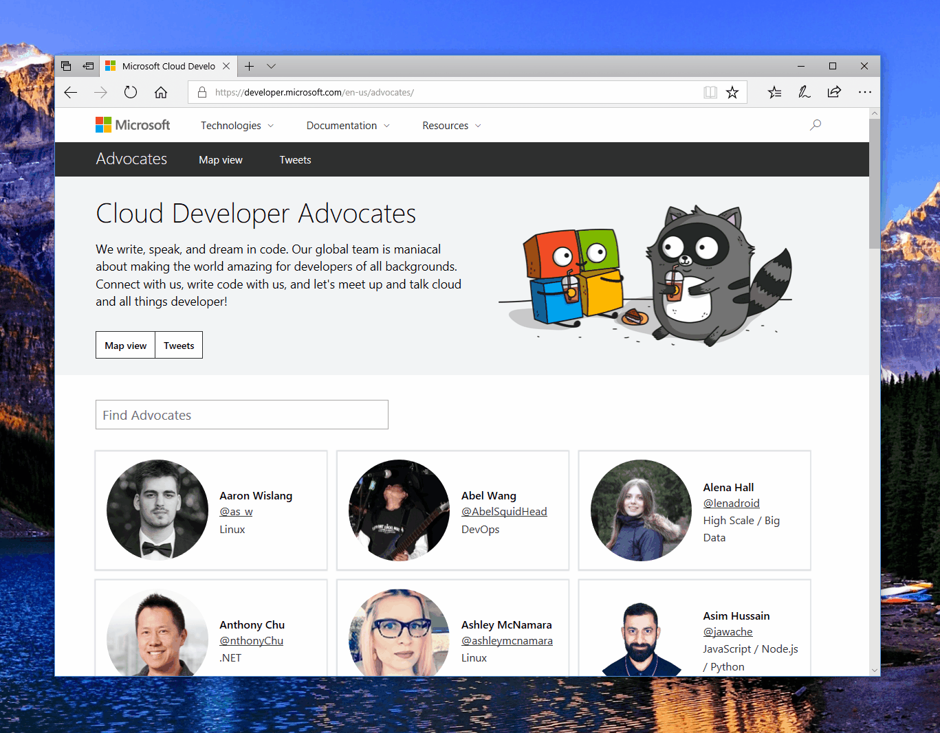 Cloud Developer Advocate site