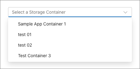 Screenshot showing the updated selector with our new Container.
