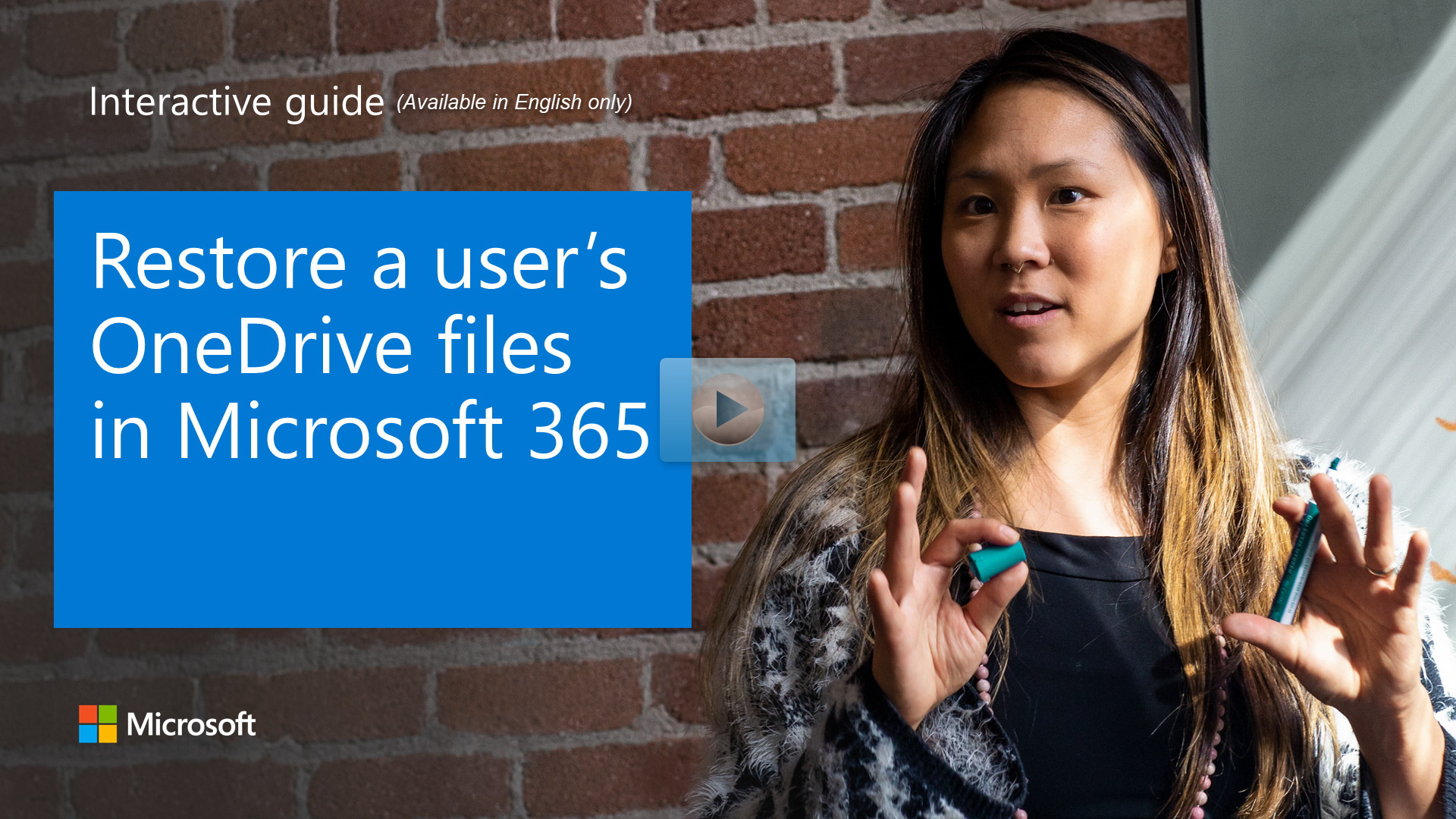 Restore a user's OneDrive files in Microsoft 365