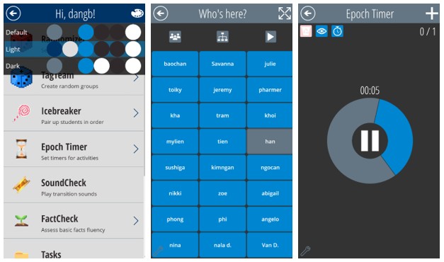 Screenshot of Power Apps applications.