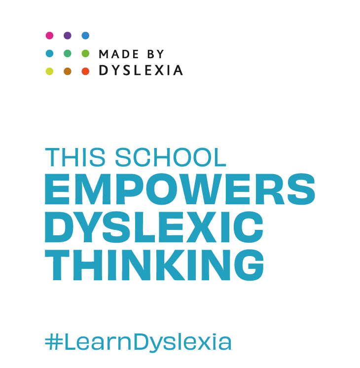 Screenshot of Made By Dyslexia's Learn Dyslexia badge.