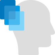 Graphic of a human head illustrating self-awareness.