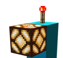 Illustration of a block charging in-game.