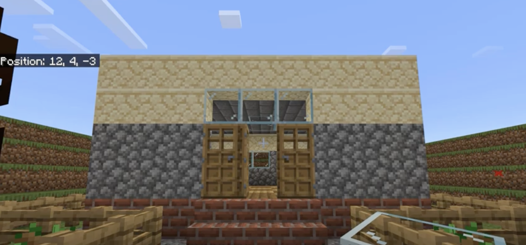 Screenshot of a built house to submit for assessment.
