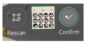 Screenshot of the aligning with the circular code anchor.