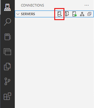 Screenshot of how to create a new connection in Azure Data Studio.