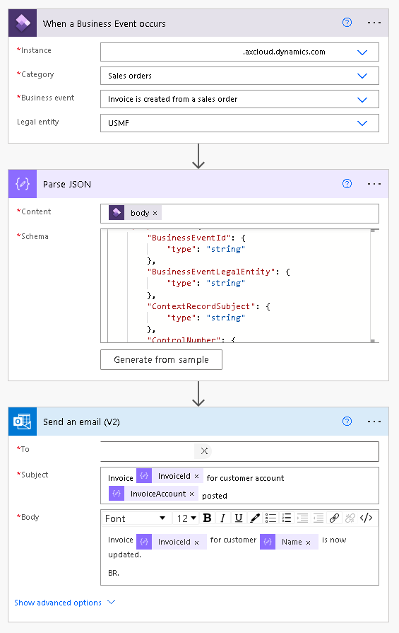 Screenshot showing the result of the steps in this procedure.