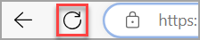 Screenshot of the browser refresh button.