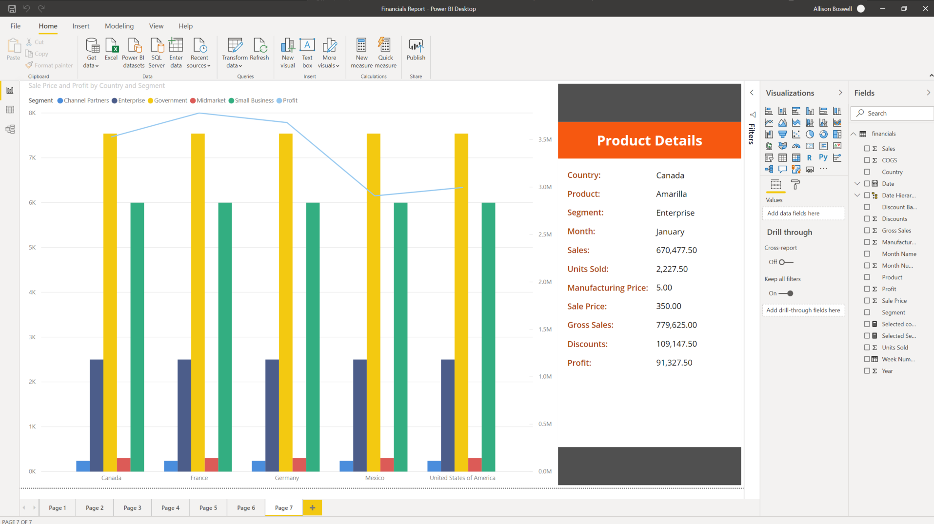 Screenshot of the embedded Power App in a Power BI dashboard.