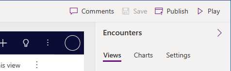 Screenshot of the Publish button.