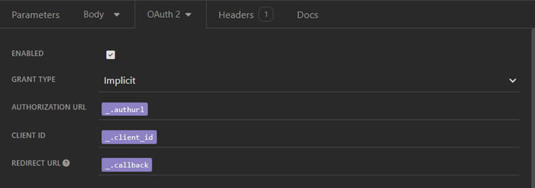 Screenshot of the token details.