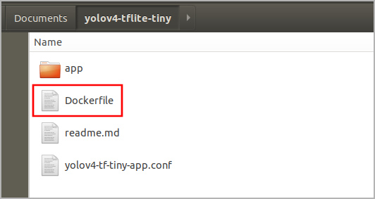 The illustration shows Dockerfile.