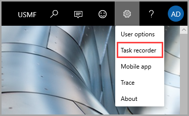 Screenshot of the Task recorder feature in the Settings menu.