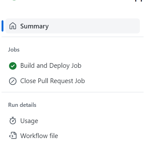 Screenshot showing the build and deploy button on the workflow page.