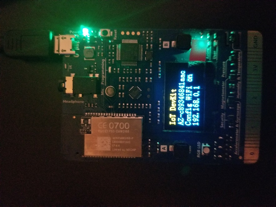 Image of an example of firmware not applied correctly.