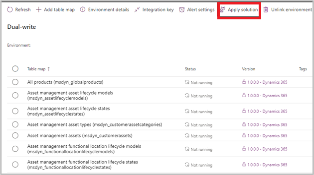 Screenshot highlighting Apply solutions after all heath check passed.