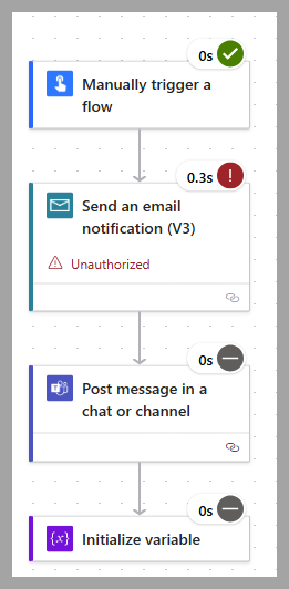 Screenshot of the flow designer window.