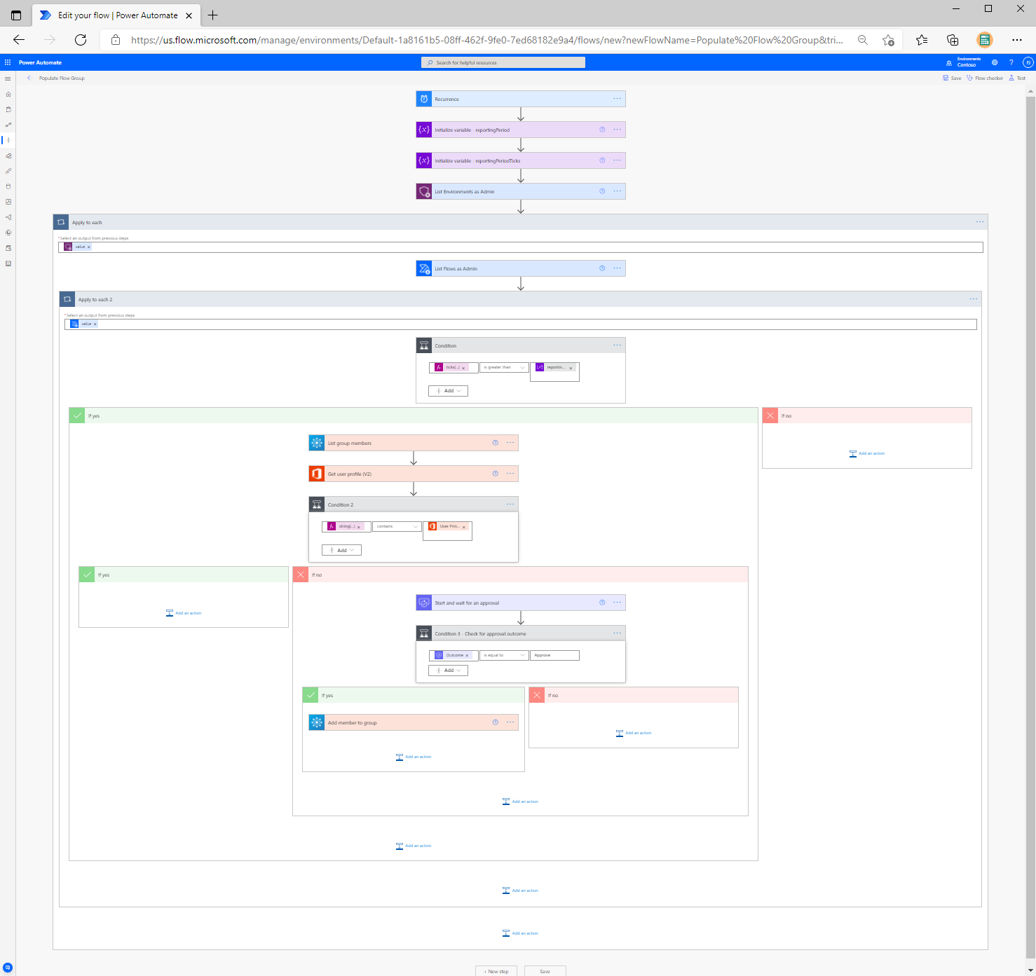 Screenshot of the Power Automate My flows page showing the completed flow.