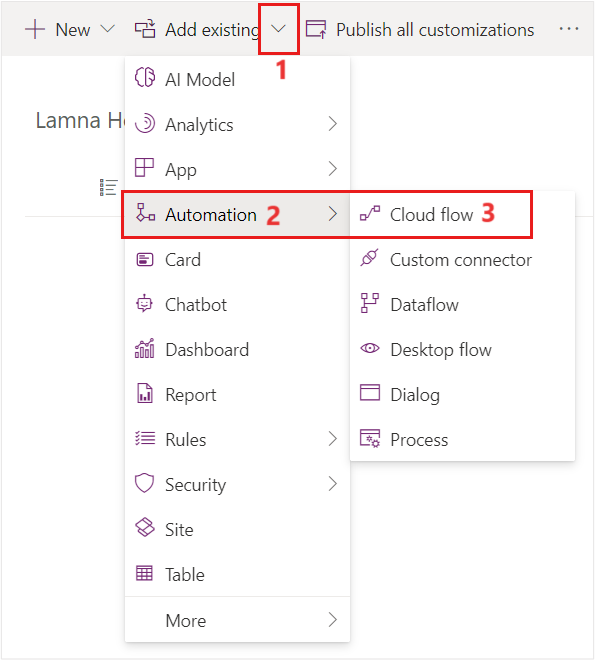 Screenshot of the solution selected with edit button.