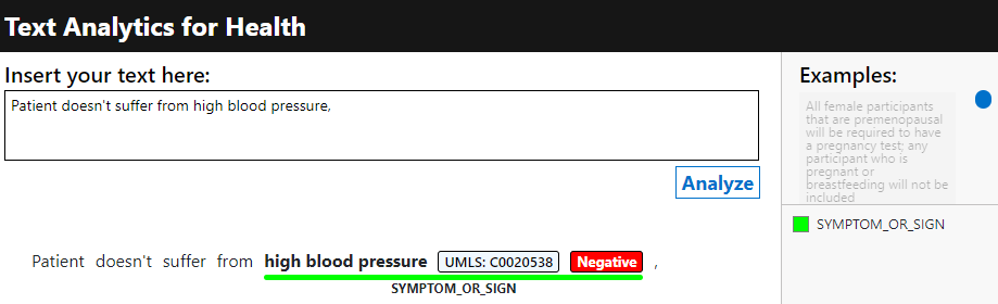 Screenshot showing the results.
