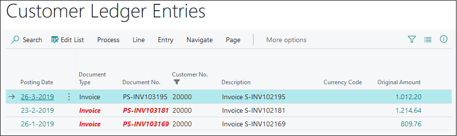 Screenshot of the new window details of the drill down field.