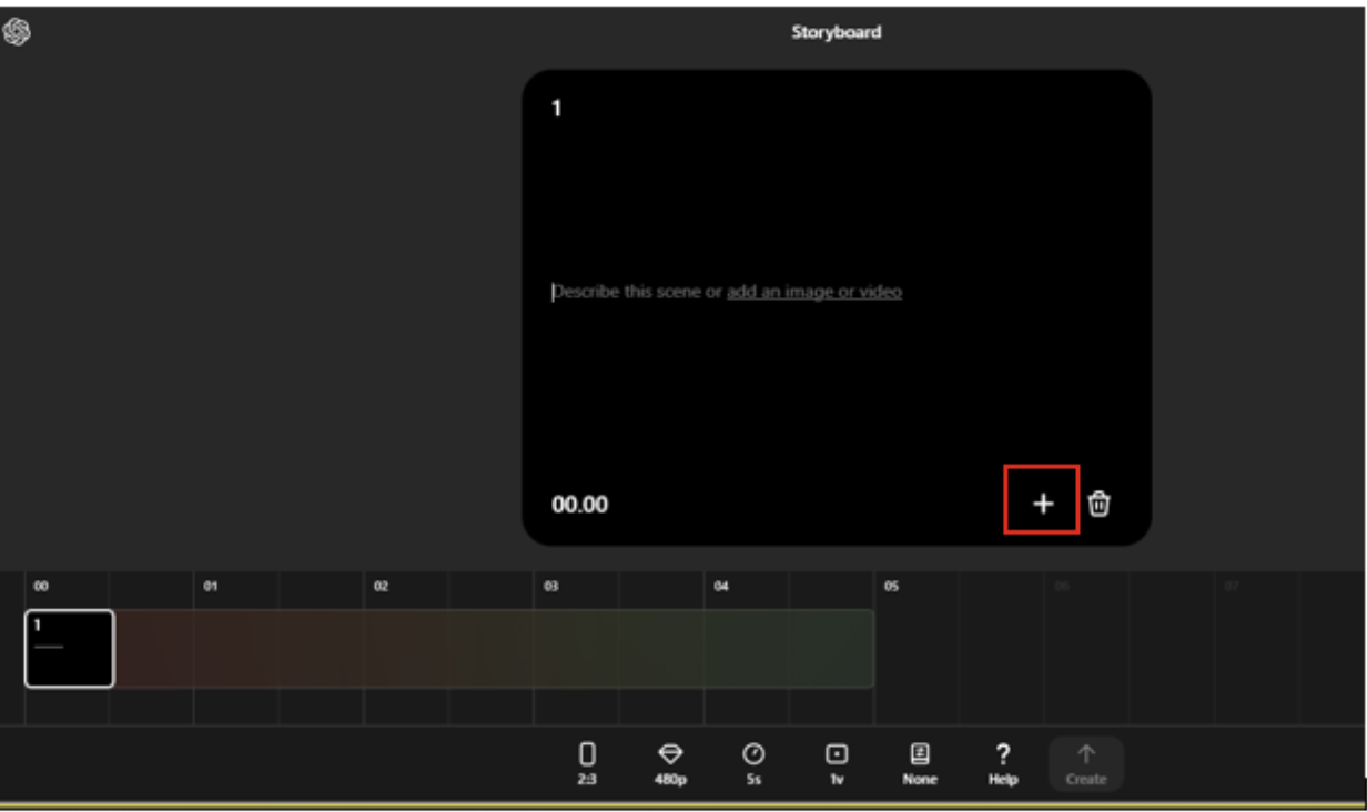 Screenshot of how to add image.
