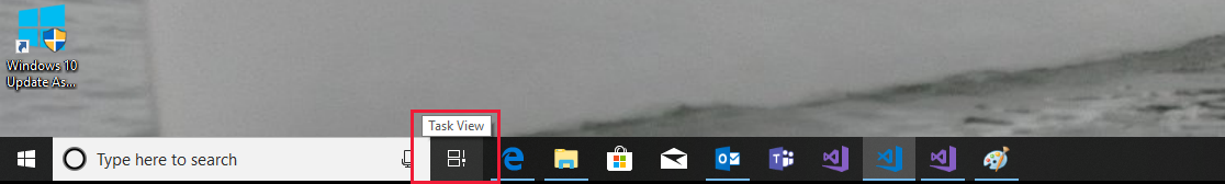 Task View icon.