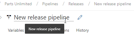 Screenshot of change the pipeline name.