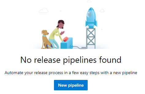 Screenshot of new pipeline creation option.