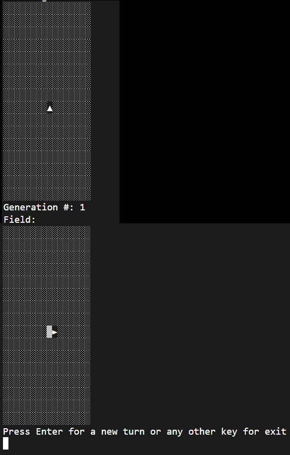 Screenshot showing VS Code output.
