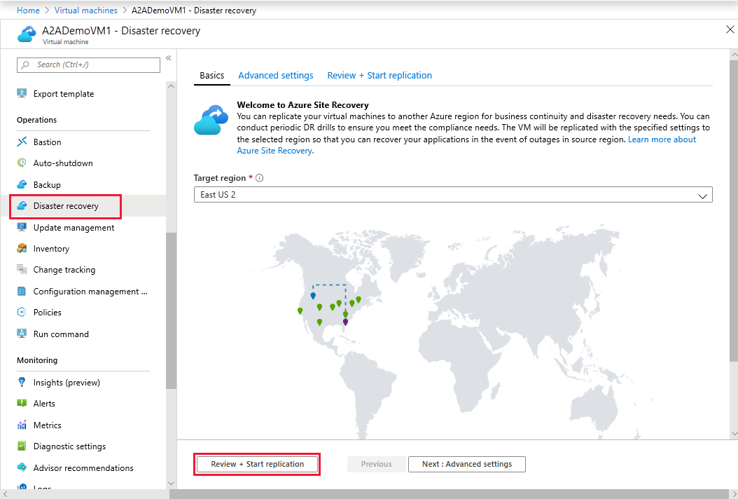 Configuring Azure Site Recovery